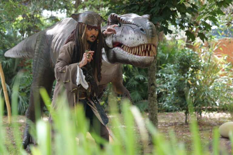 Jack Sparrow au pays des dinosaures